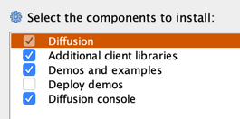 component selection